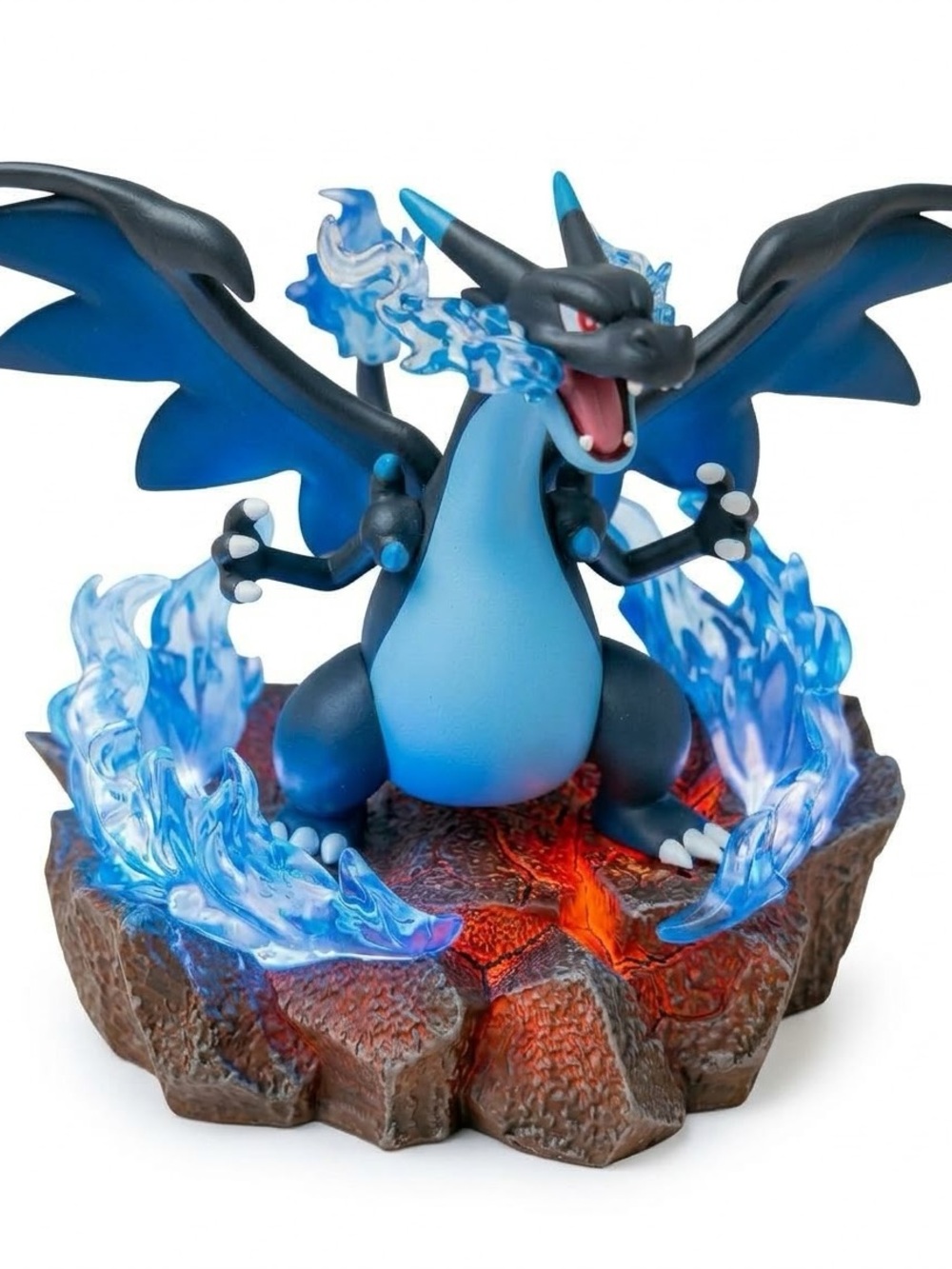 HollyBox Mega Charizard X Ver. Full-Power Battle Mini Scene Figure